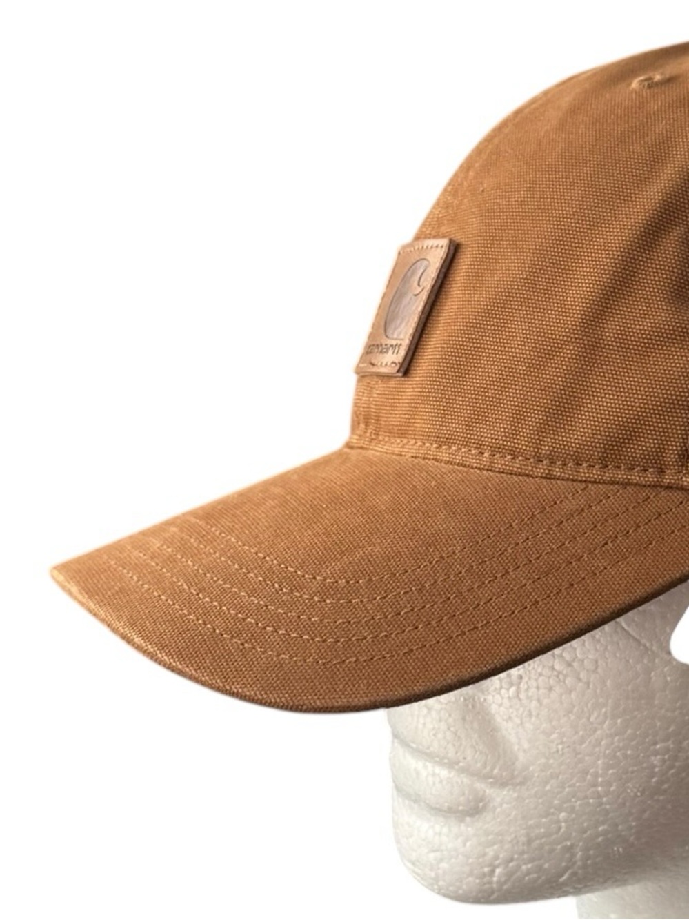 Carhartt-Style Brown Canvas Baseball Cap